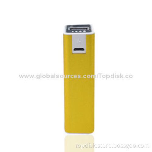 Metal Glory Surface Dual-USB Port Power Bank with 4 LED Indicators Reveal the Battery Level